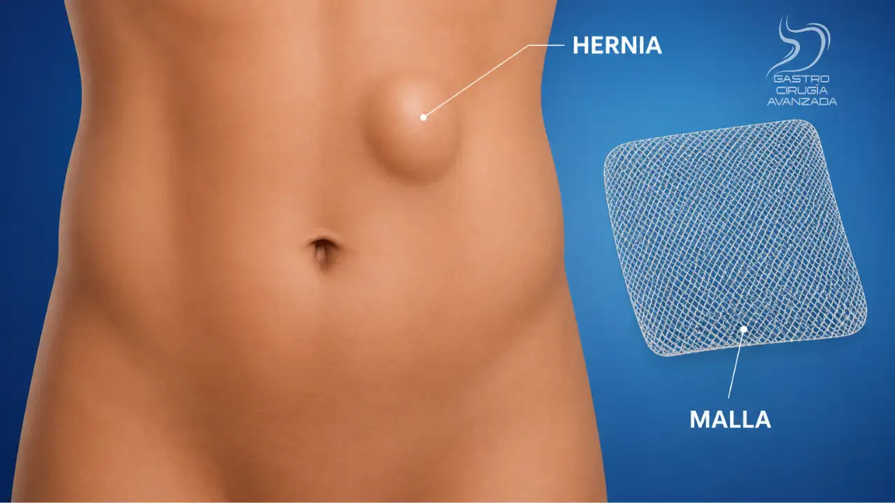 Hernioplastia con malla
